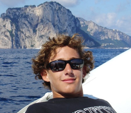 Our son Derek  summer 2008 in Capri