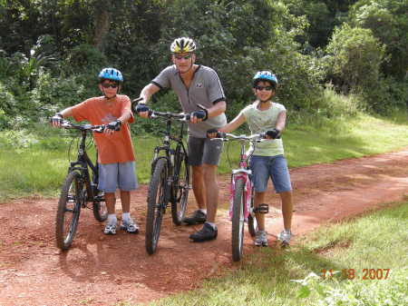 Mountian Biking with the kids