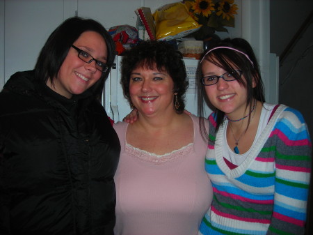 My daughters Ashley & Mandy And I  12/25/07