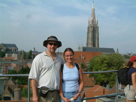 Me and Jodi in Brugge, Belgium 2003