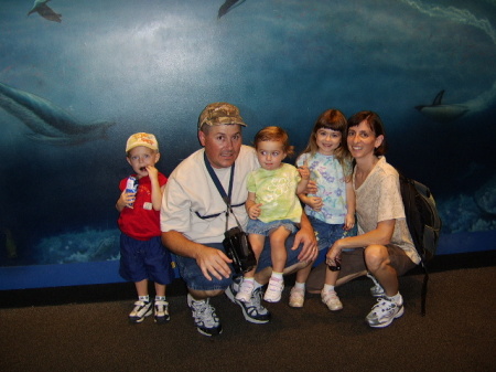 Sea World in 2007 with family