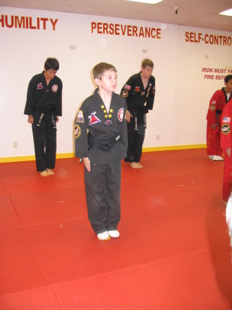 Ryan 10 yrs old...1st Degree International Black Belt June 2007
