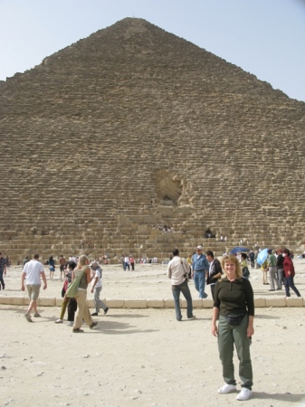 Pyramids of Giza; April, 2008