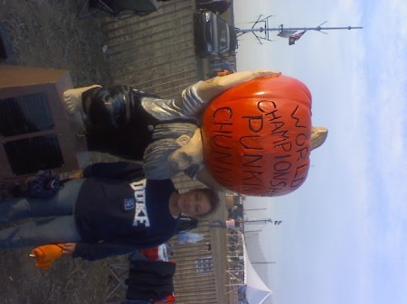 My bride at the punkin chunkin