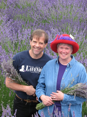 John and Diane at the Lavender Festival July 07