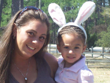 Step daughter and granddaughter - Easter 07.