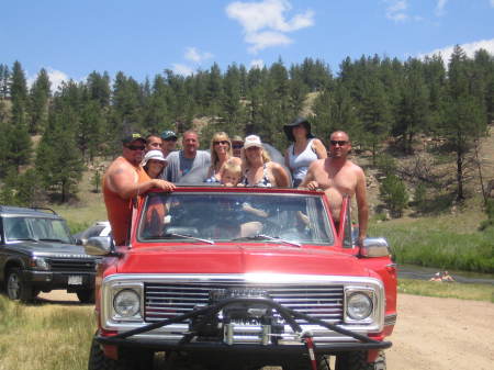 THE GANG IN COLORADO, RIDING THE RIVER