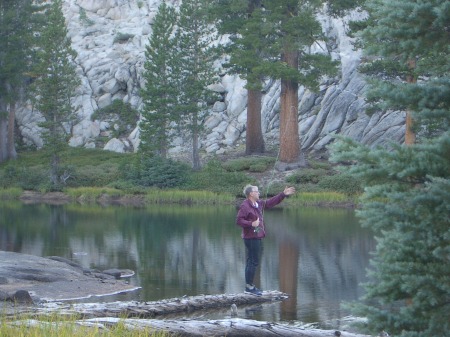 Casting at Douglas Lake - Sierras