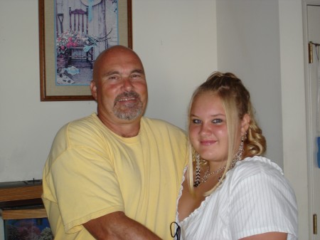 My husband Lee and my daughter Fallon
