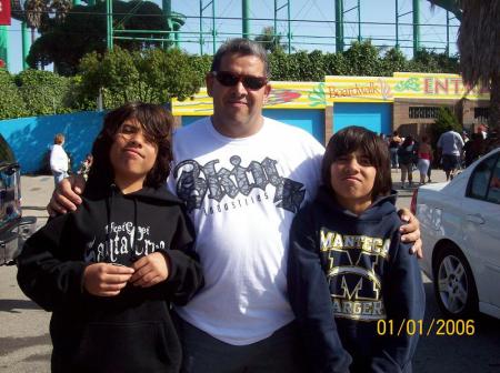 Jordan,Blake(12yrs)& Me Santa Cruz