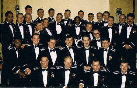 All dressed up for a Dining Out - the guys from the 305th ARS at Grissom - circa 1991