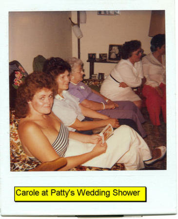 Carole at Patty's Wedding Shower