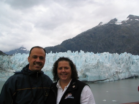 Jose and Leanne in Glacier Bay, Alaska