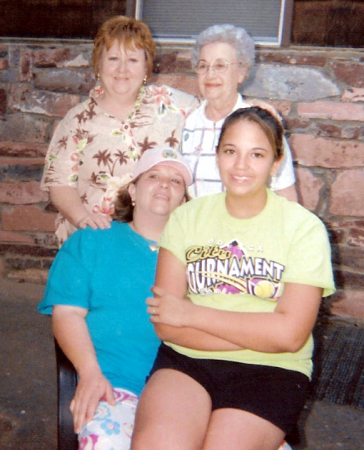 My Mom, me, my daughter and my granddaughter