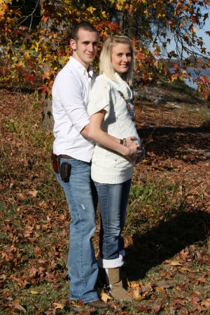 Hunter and Lauren and baby-to-be