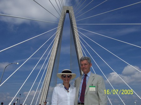 Opening day of Cooper River Bridge, July 15, 2005