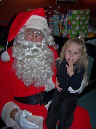 Krissy & Santa 2007