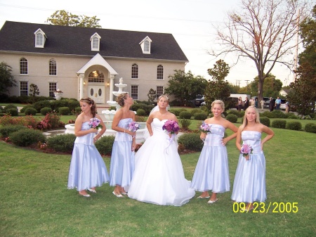 Heather (Our Daughters Wedding) Murphy (Twin to Holly) to the left of her and Hailey next to Holly our youngest