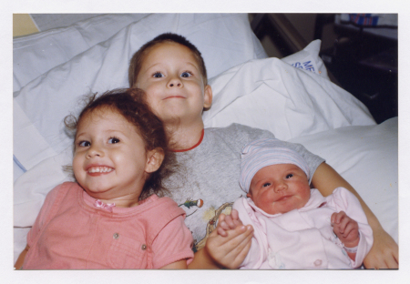1999 Patrick (4), Jessica (3), and Anna (24 hours)