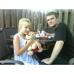 My oldest Son Ryan and his daughter Cecilia.