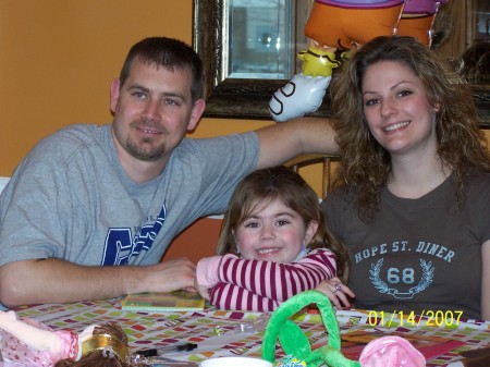 me, my wife and daughter