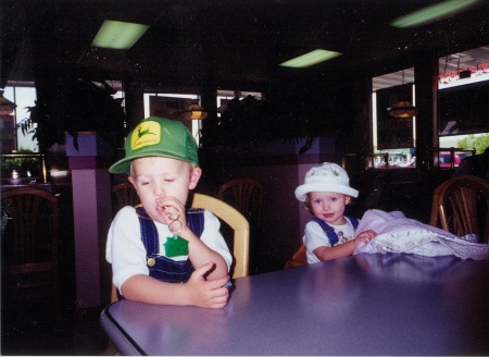 Robbie and Dana  Shoneys in 98