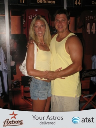 Tom and I at the Astros game