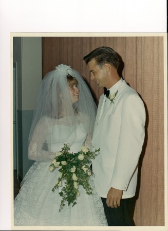 Our wedding day   June 17, 1967
