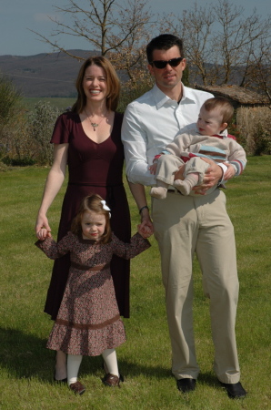 At a spring 2007 wedding in Central Toscano..