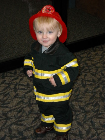 My little fireman!