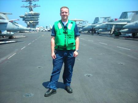 On the Flight Deck of Ike