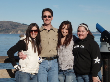 Me and my three daughters in S.F. this year