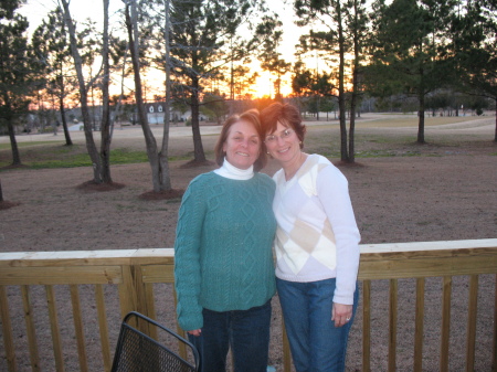 My wife Liz with my sister-in-law Ann!