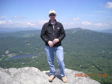 On top of Grandfather Mountain