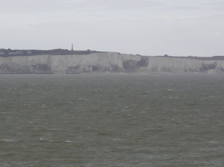 The famous white cliffs of dover