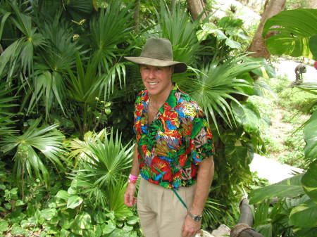 al in butterfly house xcaret park