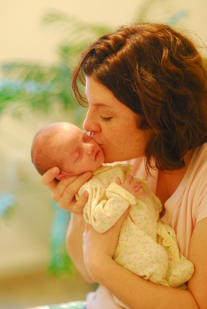 Patti and her new daughter Maggie