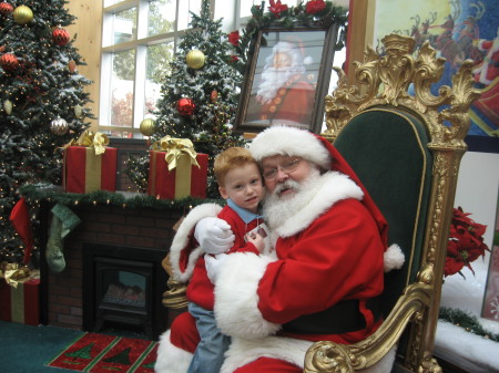 Kaleb & Santa