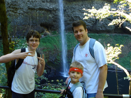 The guys at Silver Creek Falls