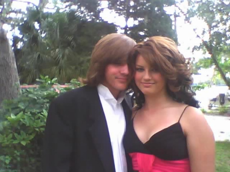 My son Anthony and his girlfriend Tiffany going to homecoming 07
