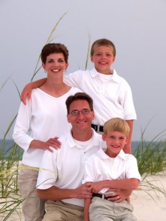 Rowley family at Orange Beach 2005