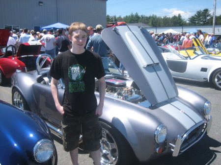 Son Jeremy at Factory Five