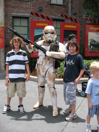 Nick and Josh at Star Wars Weekend at MGM