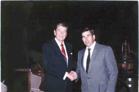 Meeting Ronald Reagan 1990
