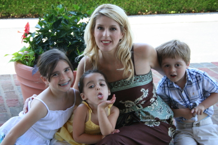 Danielle and the kids