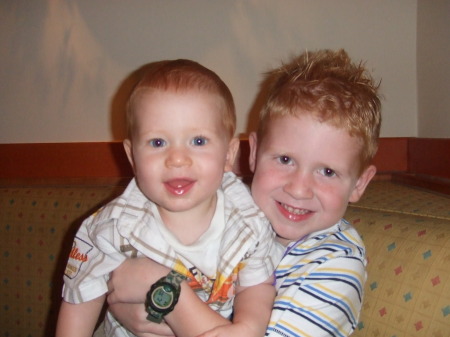 Kaleb and Kage July 2007