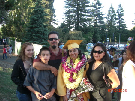 My little sister Desiree nad her family with m