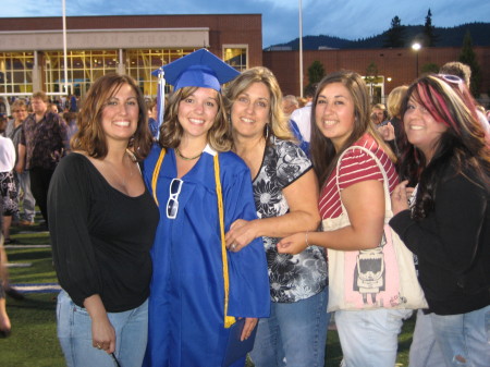 My daughters and I at my niece's graduation