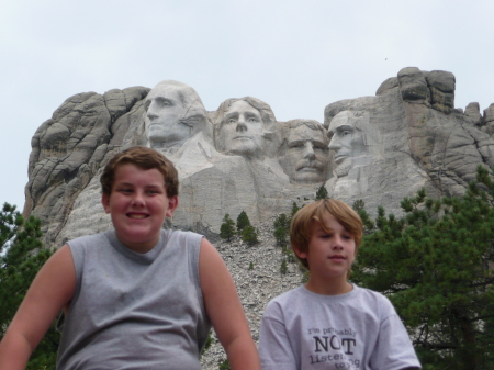 Models for new Mount Rushmore.