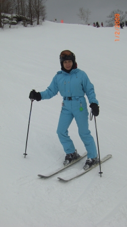 Me skiing in  Hunter NY